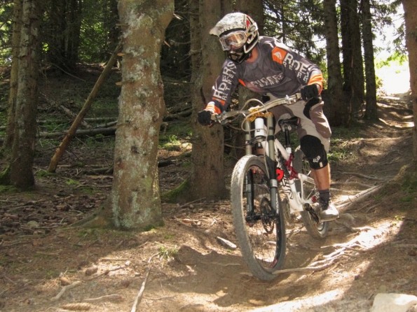 Riding on Le Pleney again - it was pretty good there this year