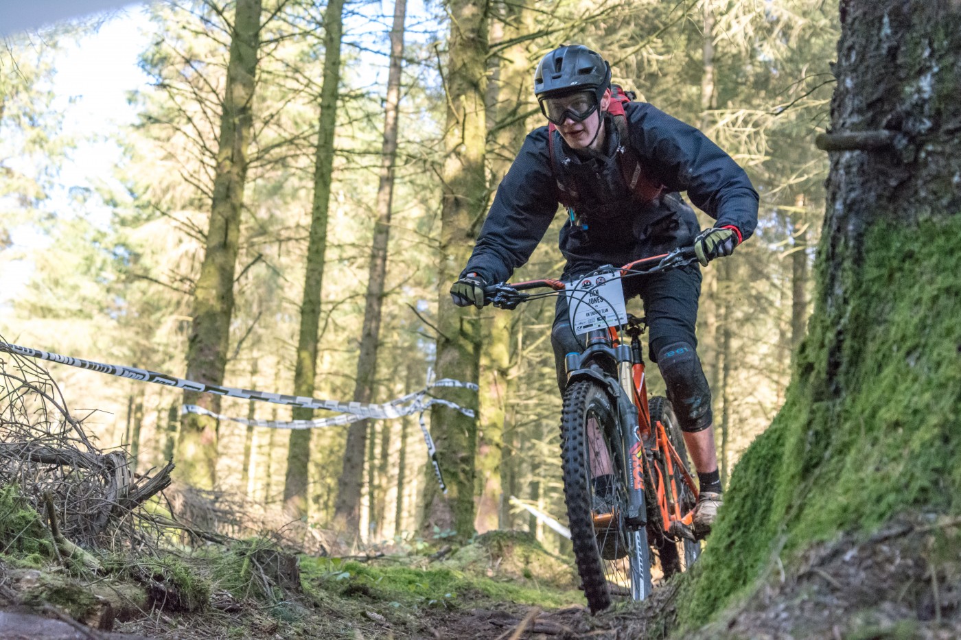 Ollie Hooper UK Enduro Series Crychan Forest Dan Wyre Photography
